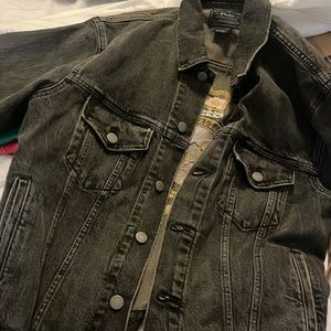 Polo Ralph Lauren Gold Crown Crest Stretch Trucker Denim Jean Jacket Men’s